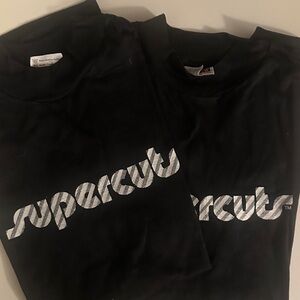 2 vintage Supercuts Hanes Beefy-T Shirts